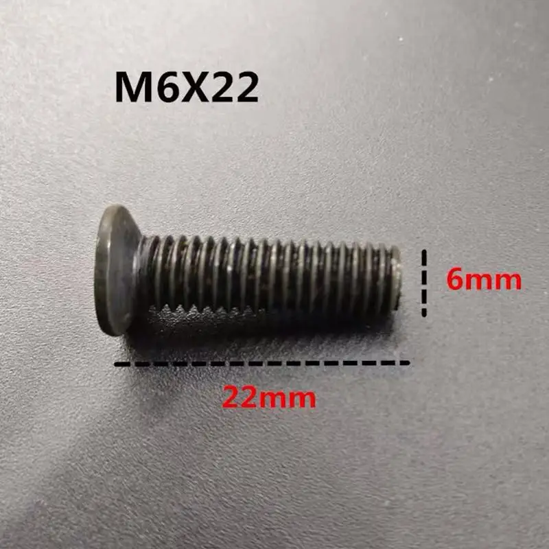 10Pcs Left Hand Thread Screw M5/M6 22mm/25mm Weather Resistant Heavy Duty for UNF Drill Chuck Shank Adapter Outdoor Use