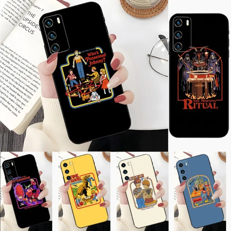 Let's Summon Demons Graphic Phone Case For Huawei Mate 40 30 20 10 9 8 Pro S 20X 5G 40E Plus G9Plus Magic3 Pro Nova 7i 7 Pro SE