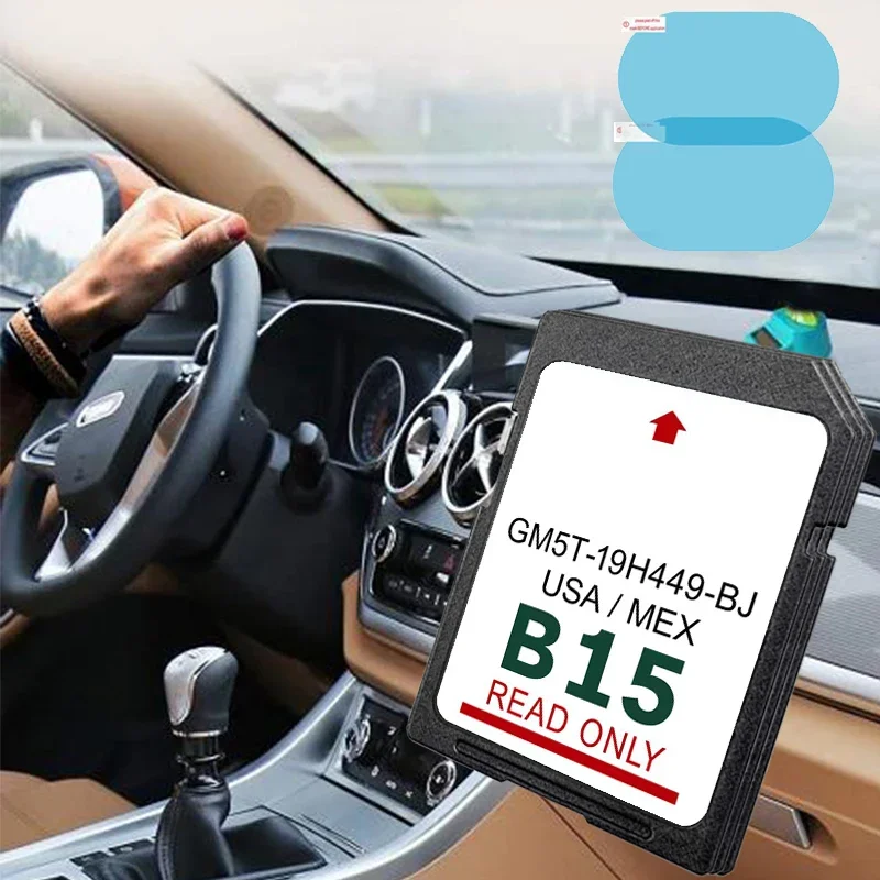 for Ford Edge Expedition Flex B15 Navigation 32GB SD Card GM5T-19H449-BJ  Map Version15 Data GPS Map USA MEX 2024 Sat Nav