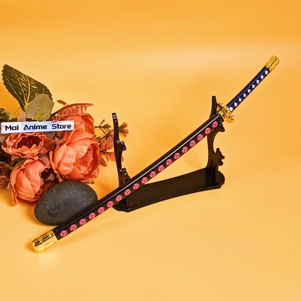 10 pouces acier Roronoa Zoro Katana taille réelle japonais Katana Original samouraï sabre métal Anime Zoro épée fer Ninja couteau jouet cadeau