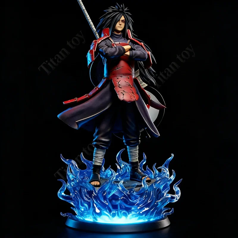 

In Stock 25cm/42cm Anime Naruto GK Uchiha Madara CW Gatekeeper Ver with Light PVC Collectible Figure Toy Model Desktop Gift