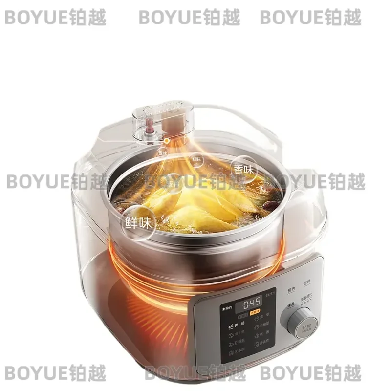 5L Electric Pressure Cooker Stainless Steel Inner Pot Multi Function Rice Cooker Smart Kitchen Appliance for Home Cooking