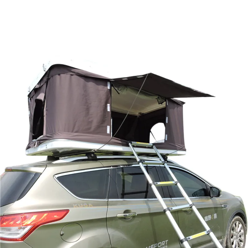 Hard Shell Rooftop Camping Tent 4x4 Ripstop Durable Fabric Easy to Set up Waterproof Car Roof Tent for Sale 1-2 Man 4 Season