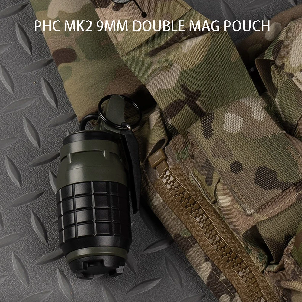 نموذج لعبة قنبلة يدوية افتراضية مع علامات تبويب قابلة للفصل ومساحة تخزين لدعائم أفلام لعب الأدوار والألعاب الخارجية