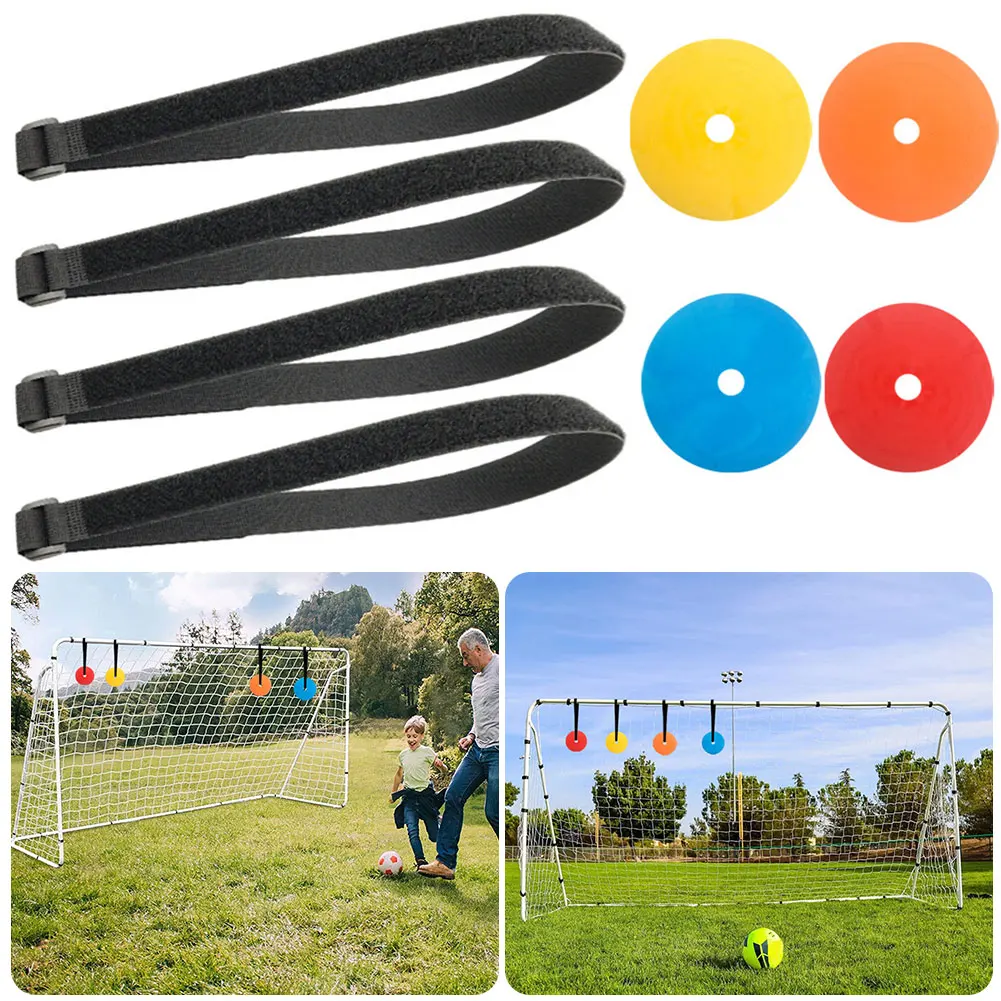 1 Set Football Training Shooting Target with Rope Soccer Targets for Improving Accuracy for Lacrosse Hockey Soccer Baseball