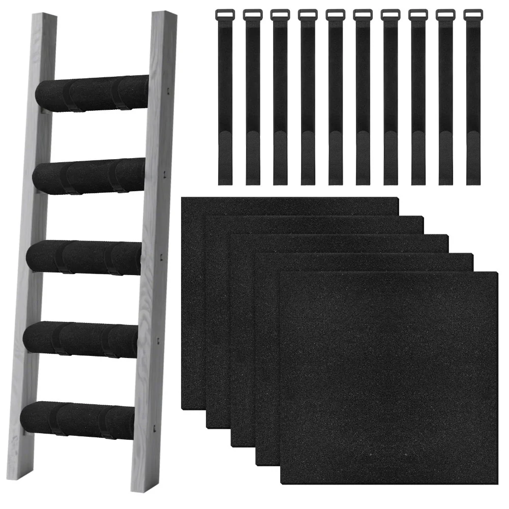Bed Ladder Pads with Double Layer EVA Design and 10 Adjustable Straps Offering Improved Grip and Reduced Slip Risk