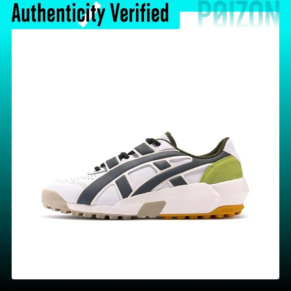 Onitsuka Tiger Big Logo Trainer Chunky Sneakers Unisex Low-top White/Gray/Green 1183B766-100