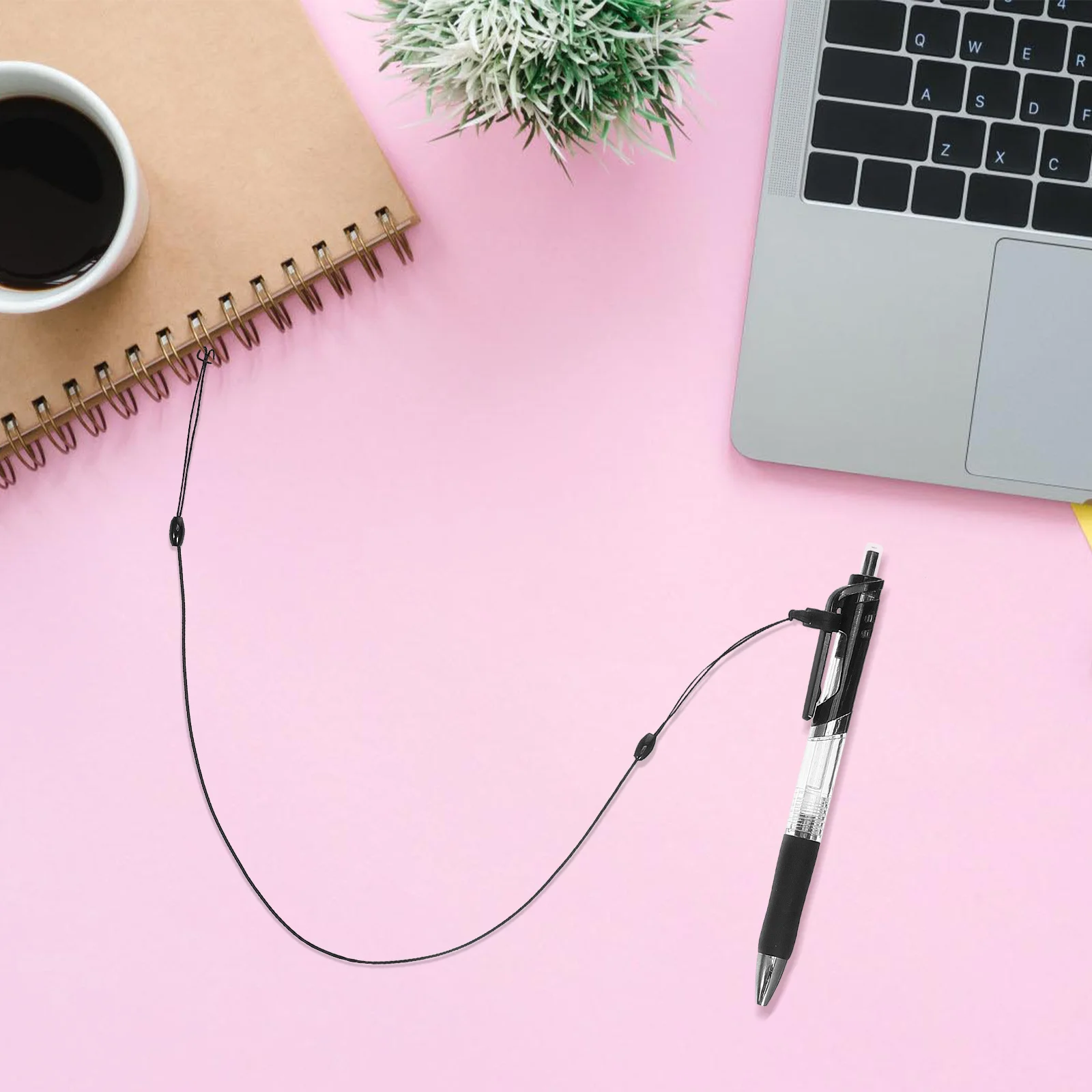 

10pcs Retractable Pen Holder Anti-Lost Lanyard Stretchable Signature Pen Rope For Office School Desk Organizer Accessory