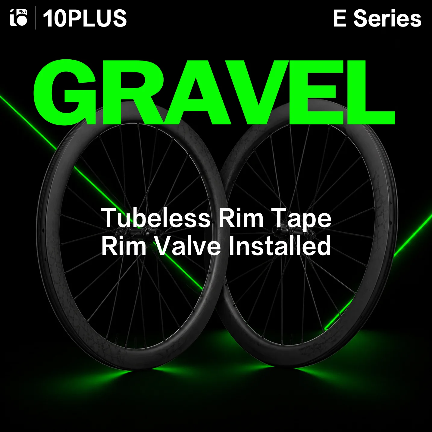 10PLUS Ultralight Ceramic Bearing Carbon Gravel Wheels 700C Disc Brake 45T Star Ratchet Tubeless Center Lock Pillar Spokes