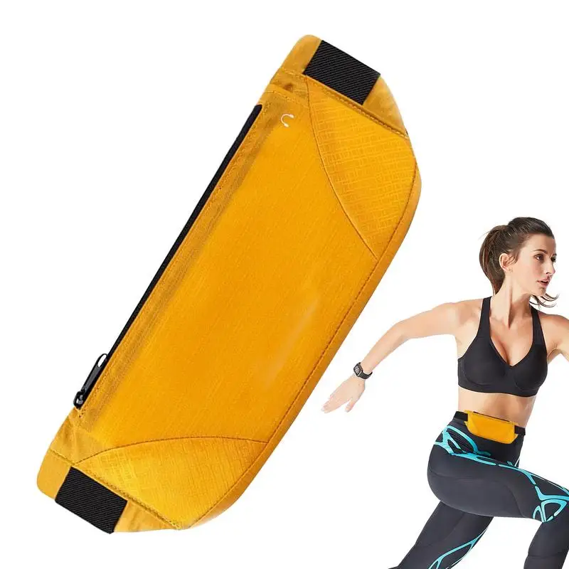 Bolsa de cinto esportivo ajustável para fitness, equipamento de treino J Runner Belt, grande capacidade, saco de ginástica