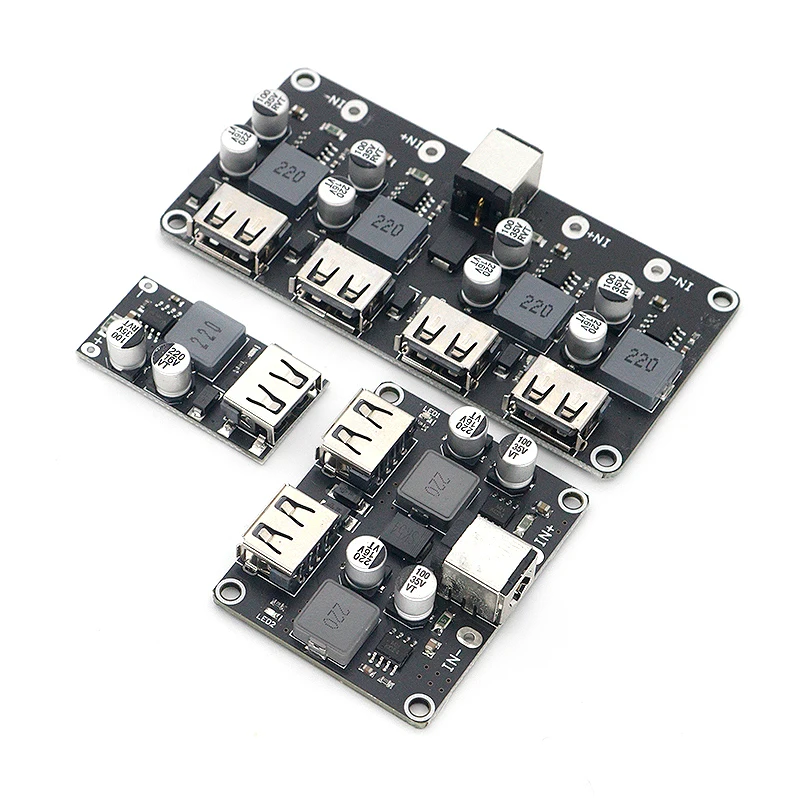 USB QC3.0 QC2.0 USB DC-DC Buck Converter Charging Step Down Module 6-32V 9V 12V 24V to Fast Quick Charger Circuit Board 5V