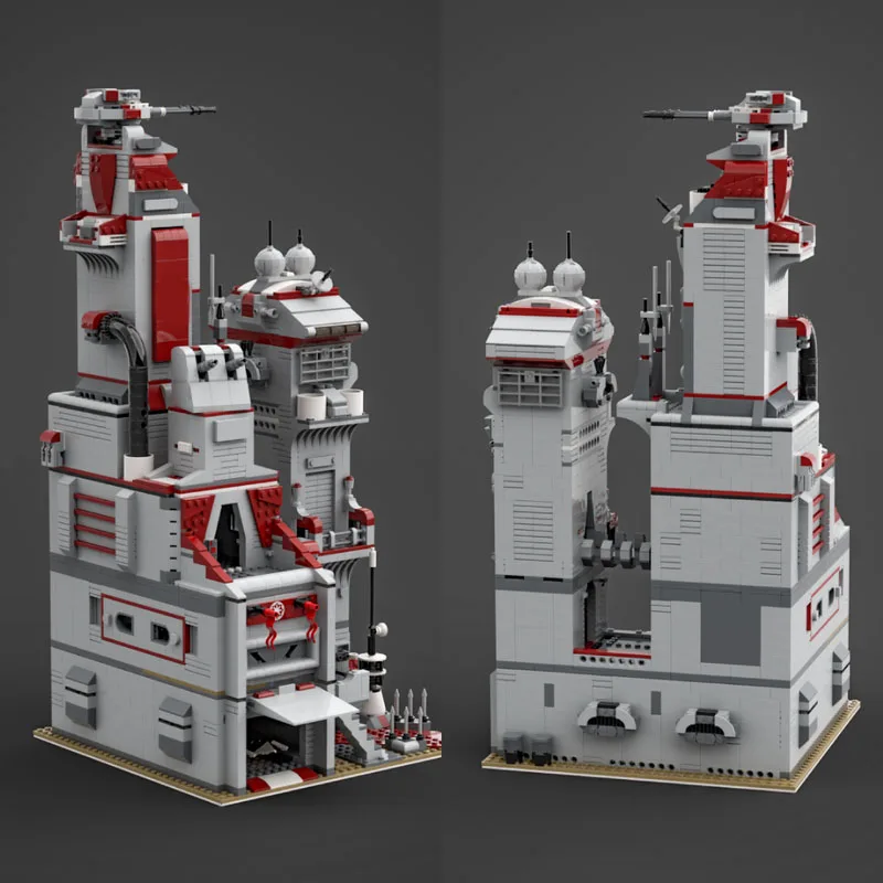 MOC-191547 Republic Base Building Blocks para Crianças, Montagem Modelo Ornamentos, Brinquedos De Natal, Presentes De Aniversário, 2995Pcs