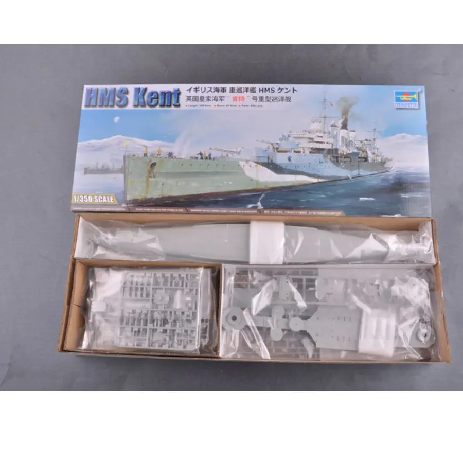 05352 Trumpeter 1/350 HMS Kent Heavy Cruiser Military Plastic Assembly Model Kit
