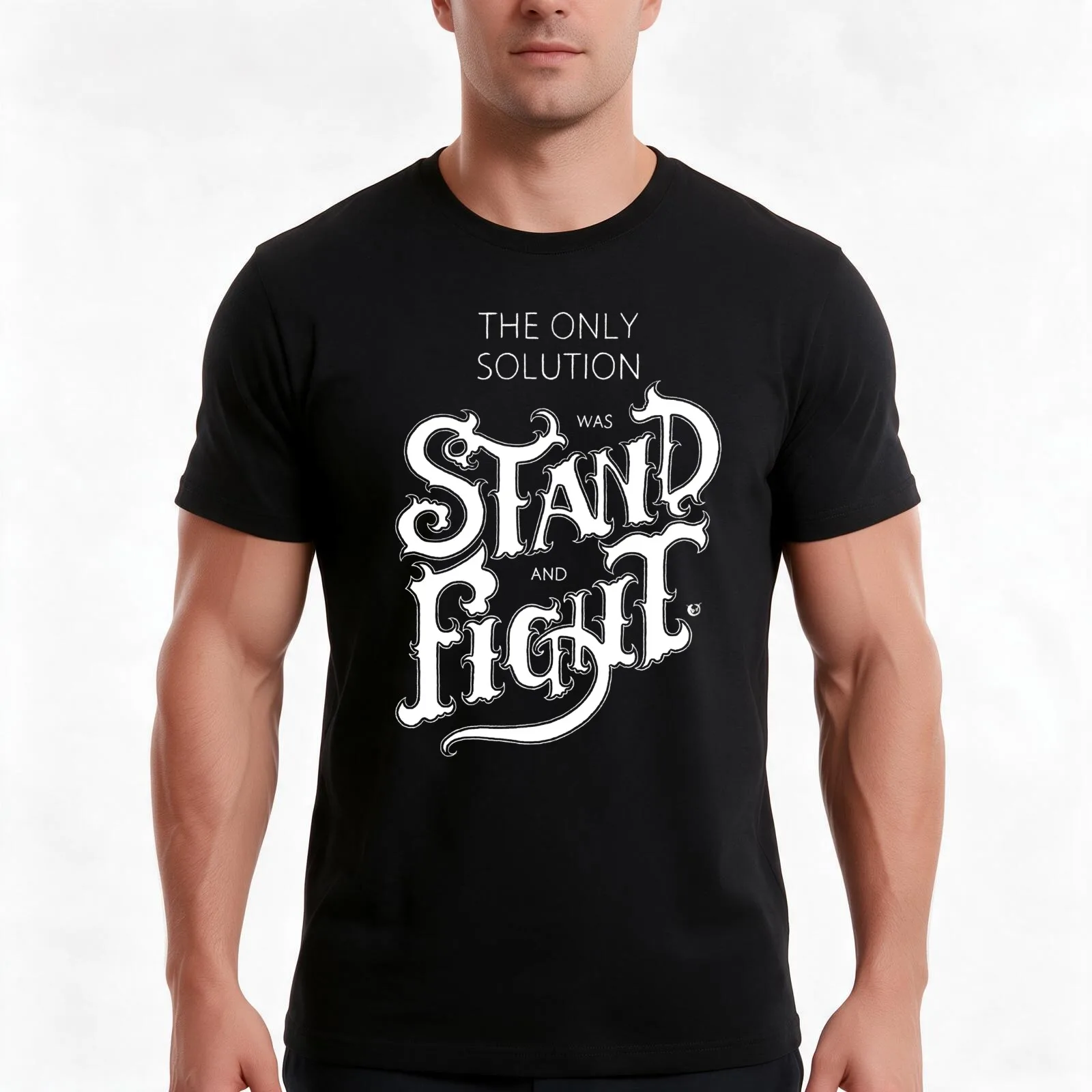 The only solution T-Shirt Summer Casual Cotton Tee Oversized Streetwear Tops Vintage Graphic Print Loose Fit Short Sleeve