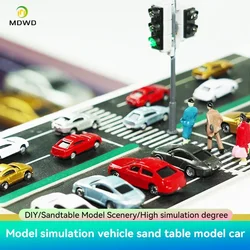 10pcs Scale model building miniature car,Model cars for architecture train railway railroad scenery layout