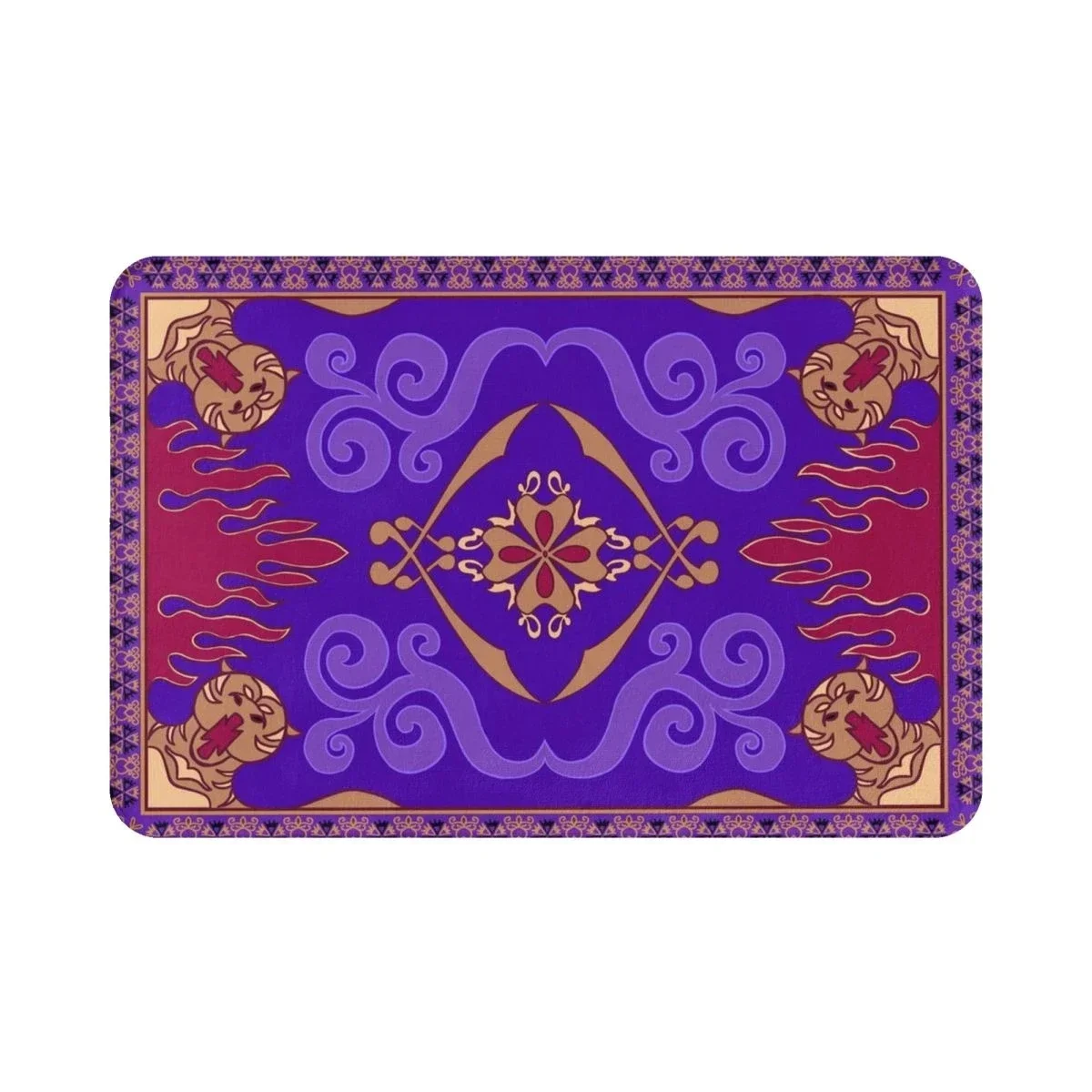 Aladdin Carpets Living Room Non-slip Rugs Washable Balcony Hallway Entrance Floor Mat Bedroom Bedside Foot Mat Home Decorations view 2