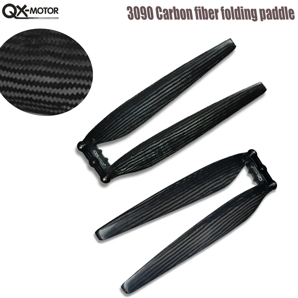 QX-MOTOR 30inch Prop  3090 Carbon Fiber Folding Propeller CW CCW Compatible for Hobbywing X8 Agricultural Drone Plant Protection