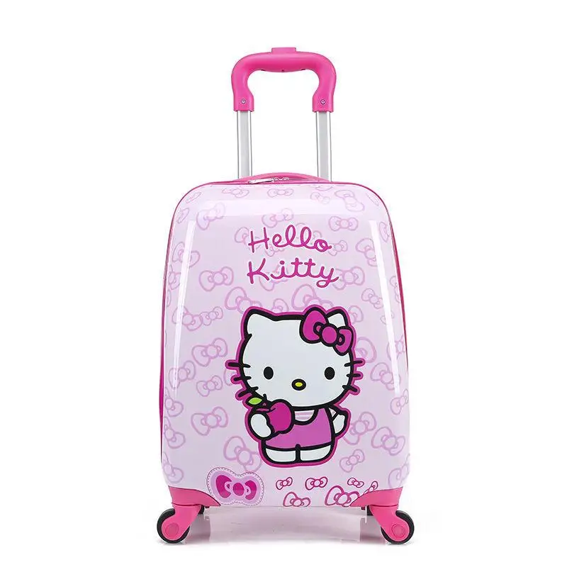 Hello Kittys Suitcase Child Boy Girl Gift Cute Sanrios Anime Figure Kuromi Kawaii Cartoon Large Capacity Portable Trolley Case