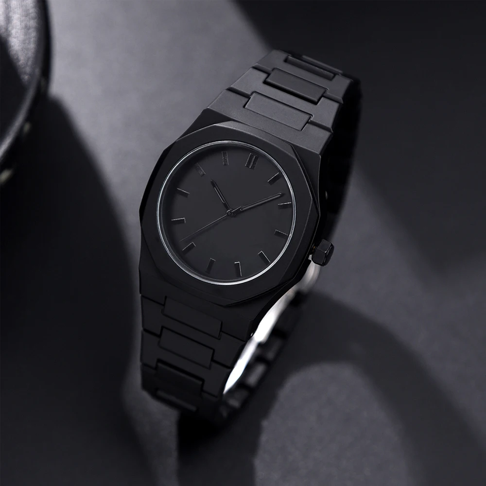 [ Classic Watch ] Men'S Casual Sports Watch, Black Dial Quartz Watch | Minimalism Watch Design| Durable Watch for Men Gift