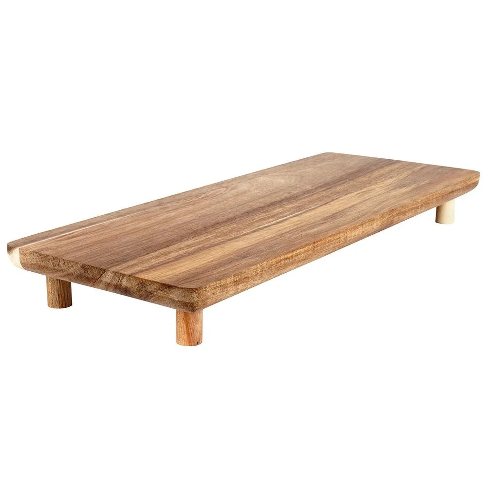 Serveerplank Houten Op Poten 36X14.5 Cm