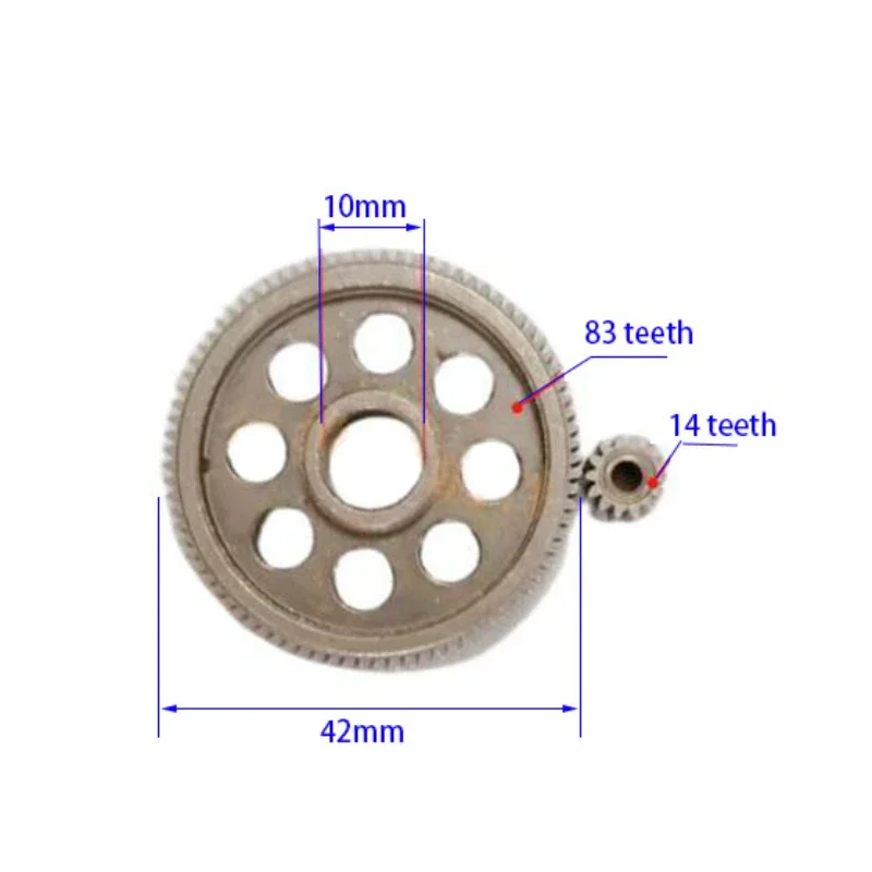 Serra de Lítio de Mão Única Mini Gear Pinhão Diâmetro de Montagem 42 mm Acessórios Guia
