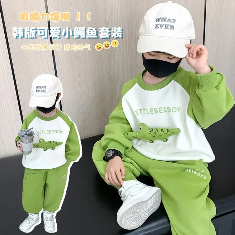 

Kids Clothes Set Boy 3D Cartoon Tracksuit Sets Spring Autumn Toddler Boys Sets Children Two Piece Outfit Hoodies Set for Girl