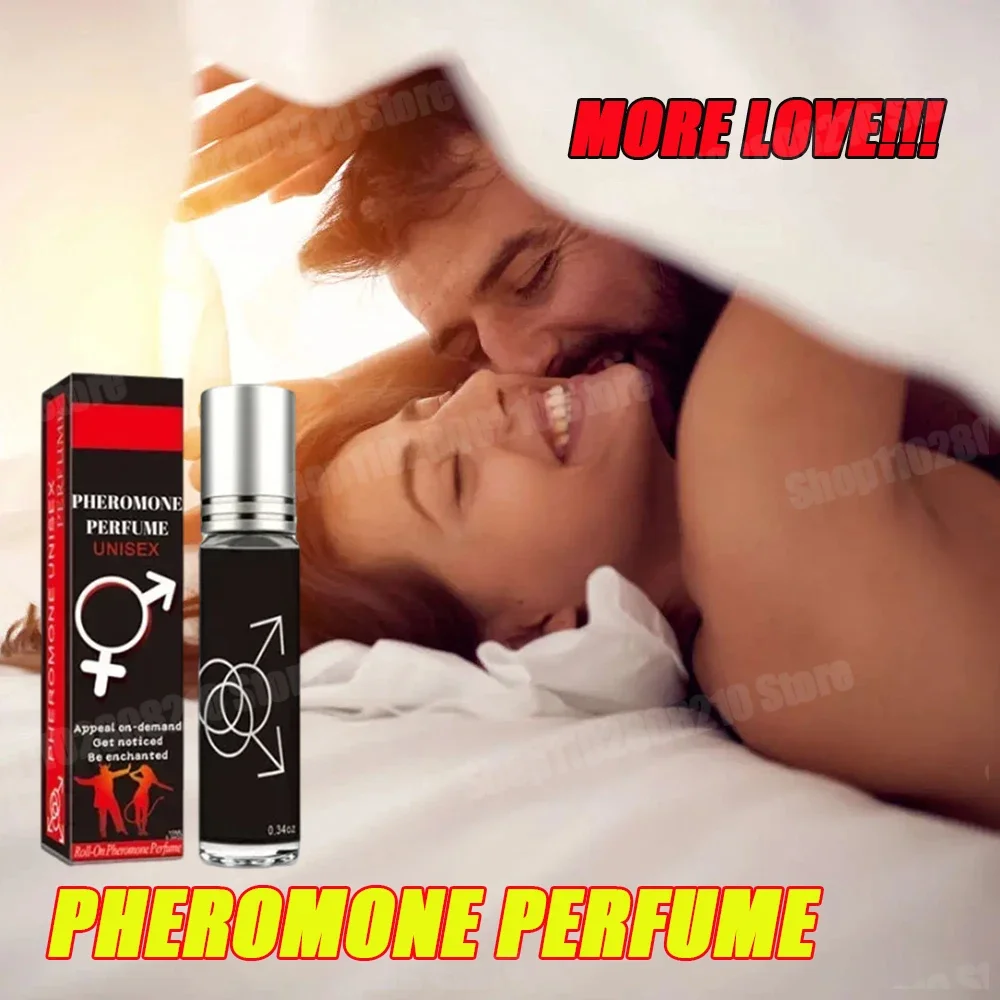 Conjunto de óleo de perfumes de feromônio unissex perfume portátil de longa duração estimula flertando perfume de feromônio para homens atrair mulheres