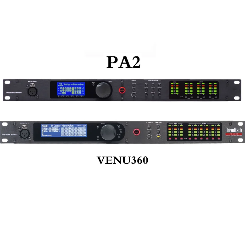 driver pa2in6out 2-in-6 dsp output digital audio processor full speaker management system stage audio equipment