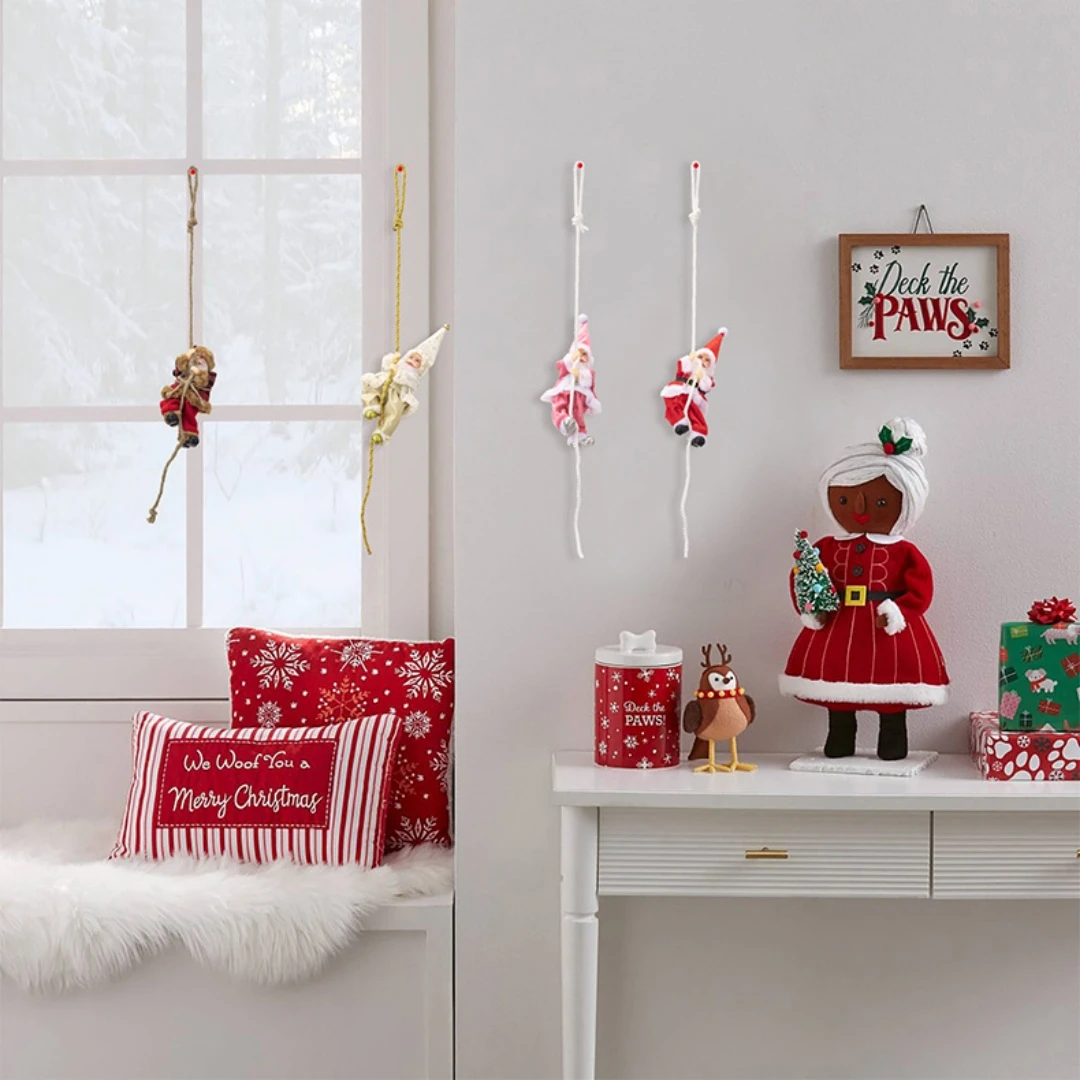 Christmas Hanging Decoration Christmas Party Decoration 2025 Xmas Santa Claus Hanging Ornament Navidad Natal New Year Gift 2026