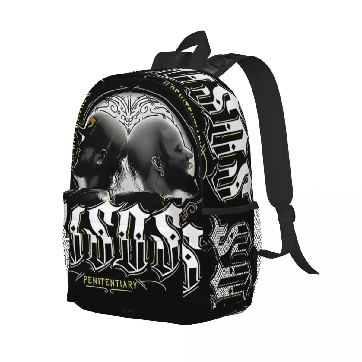 WWE The Usos Penitentiary Authentic For Girls Boys Large Capacity Student Backpack Lightweight waterproof Backpack 15in