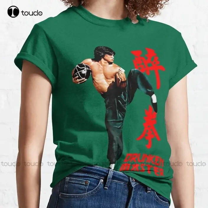 Drunken Master Jackie Chan Design Trending T-Shirt Custom Aldult Teen Unisex Digital Printing Tee Shirts Christmas Gift Xs-5Xl