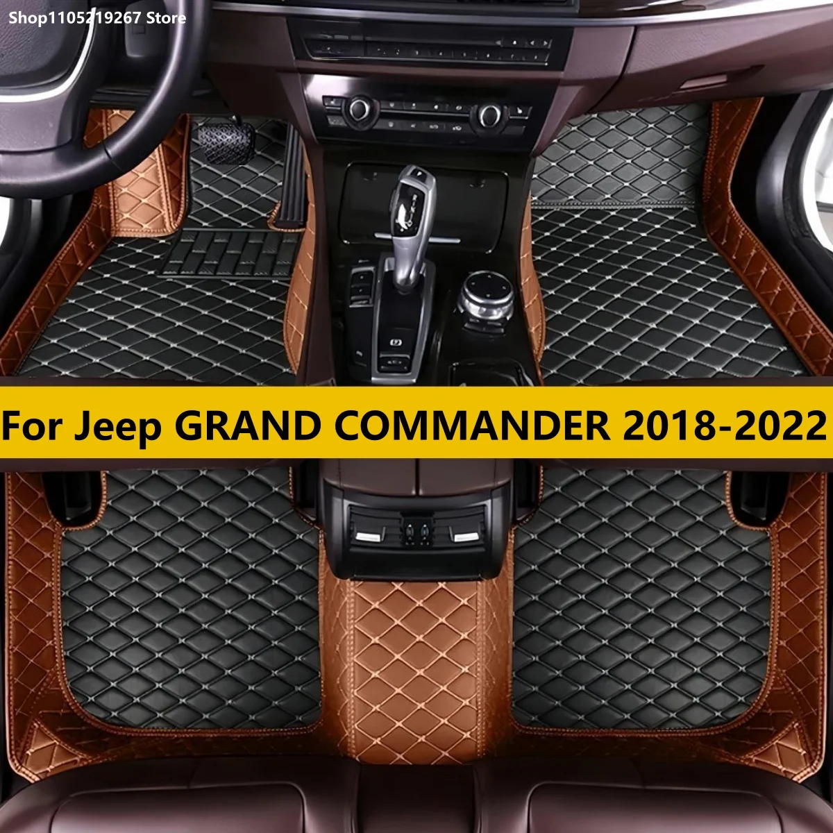 Customized Car Floor Mats Are Suitable For Jeep GRAND COMMANDER 2018-2022 Original Car Customized Car Floor Mats