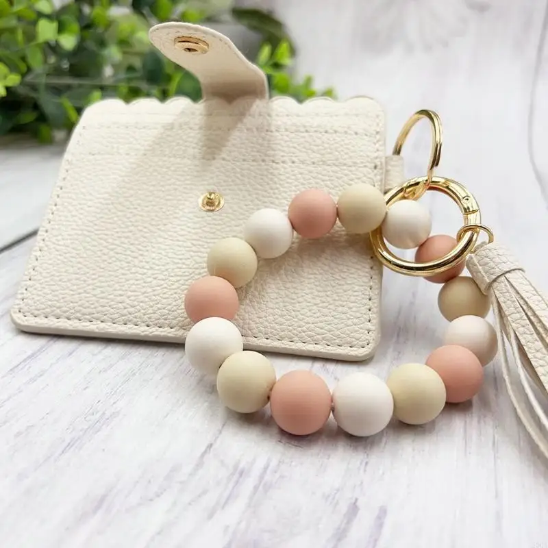 กระเป๋าสตางค์พู่ผู้หญิงซิลิโคนหนัง PU น้ำหนักเบาพร้อมช่องและระบบปิดที่ปลอดภัย 20CA