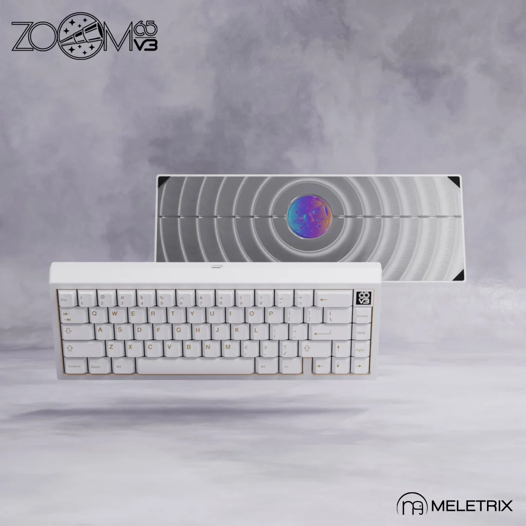 Z00M65 V3 Essential Edition [3mode Slotting FR4 Screen Version Without Tail Light] 「Meletrix」ZOOM 65V3 Customized Keyboard Kit