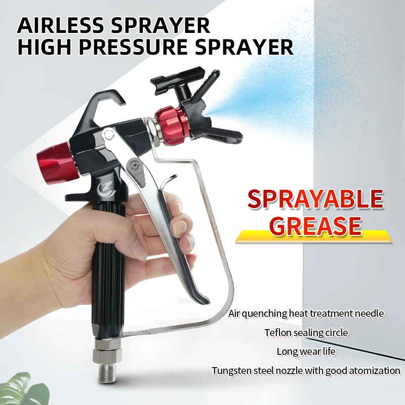 3600PSI High Pressure Airless Paint Spray Accessories Gun With 517 Tip Nozzle Guard for Wagner Pump Sprayer Machine