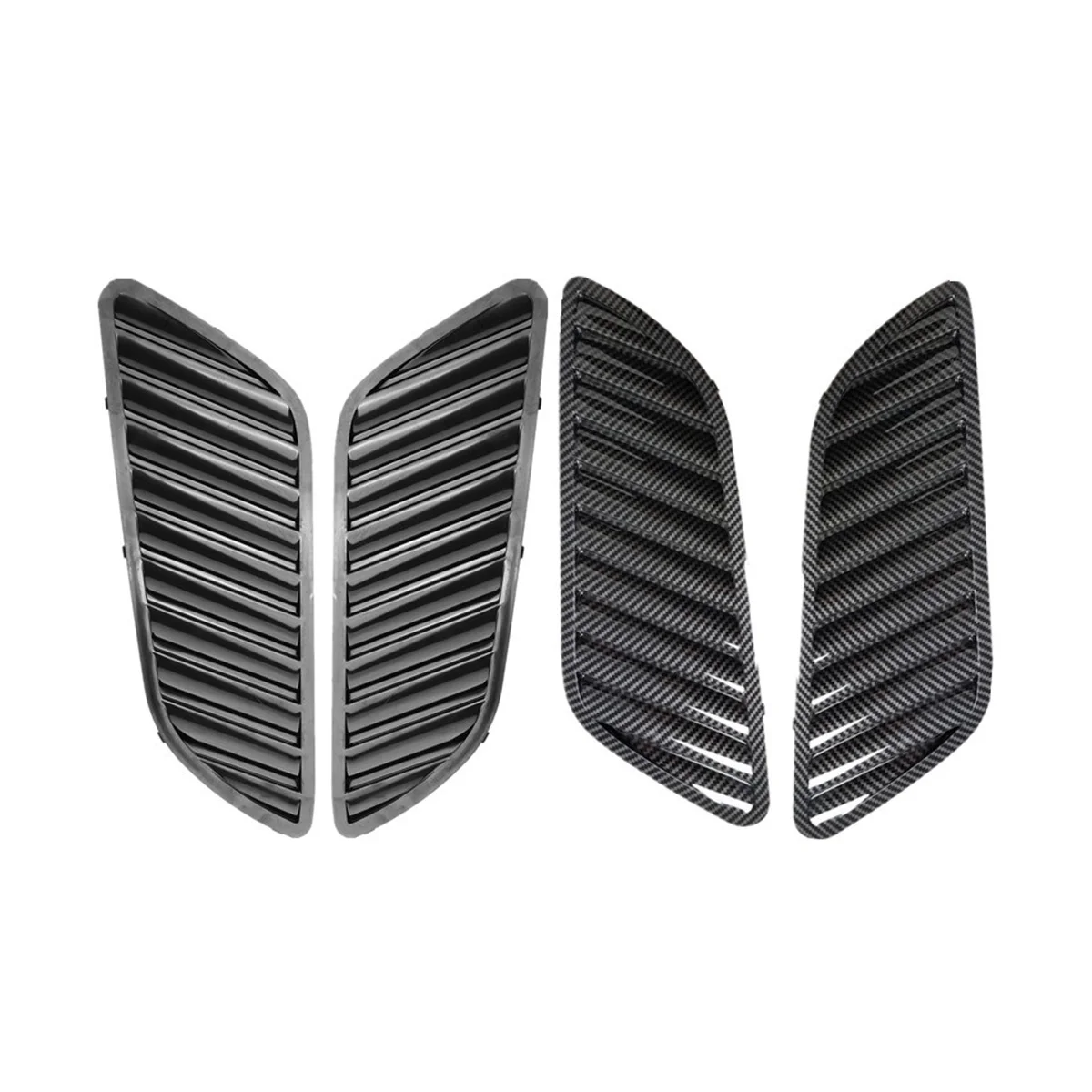 Car Front Grill Hood Cover Grill Air Outlet Vent Cover Trim for BMW E90 E91 E92 F30 E46 DTM Style(Carbon)