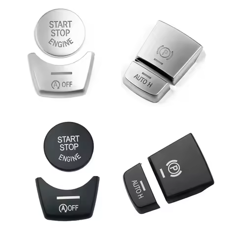 Car Engine Start Stop &amp; Electronic Hand Brake P Button Decoration Cover For BMW F10 F07 F01 X3 F25 X4 F26 F11 F06 X5 F15 X6 F16
