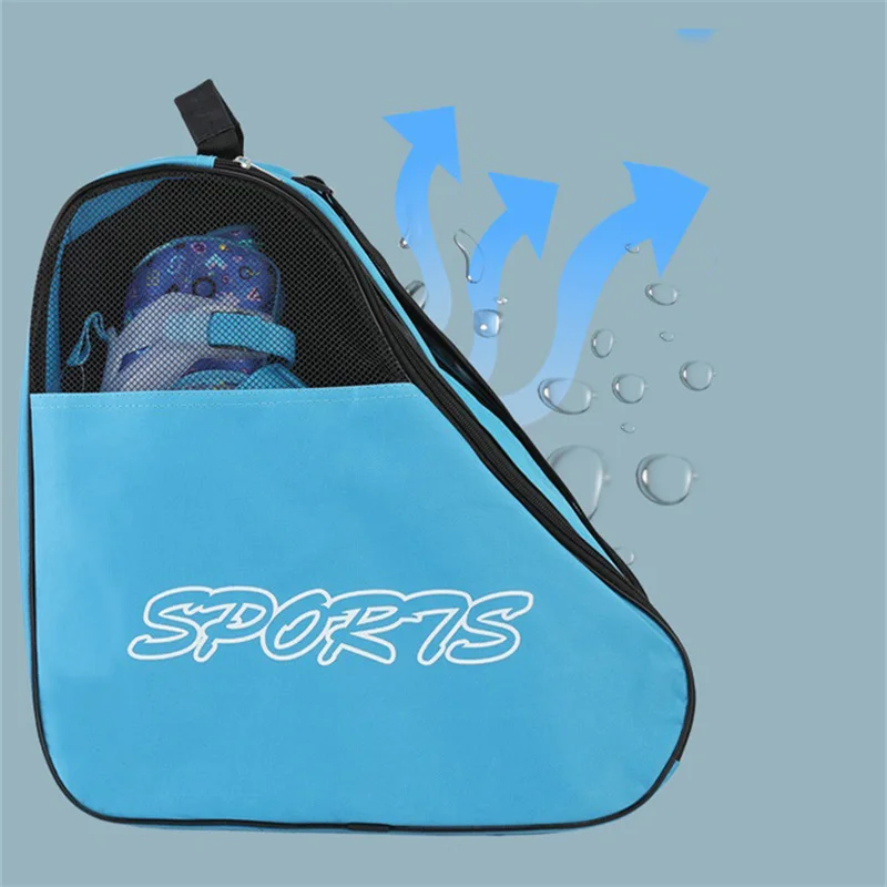 Portable Roller Skates Bag Ice Skating Bag Large Capacity Breathable Kids Inline Skates Bag Skates Storage Bag Skating Shoes Bag