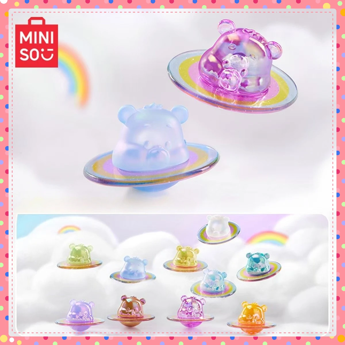 

MINISO Miniso Love Bear Grain Planet Series Mini Figurine Desktop Trendy Blind Box Decoration