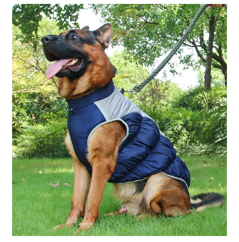 Dog Clothes for Large Dogs Waterproof Dog Coat Warm Dog Jacket for French Bulldog Wilma Autumn Winter Dog Accessories
