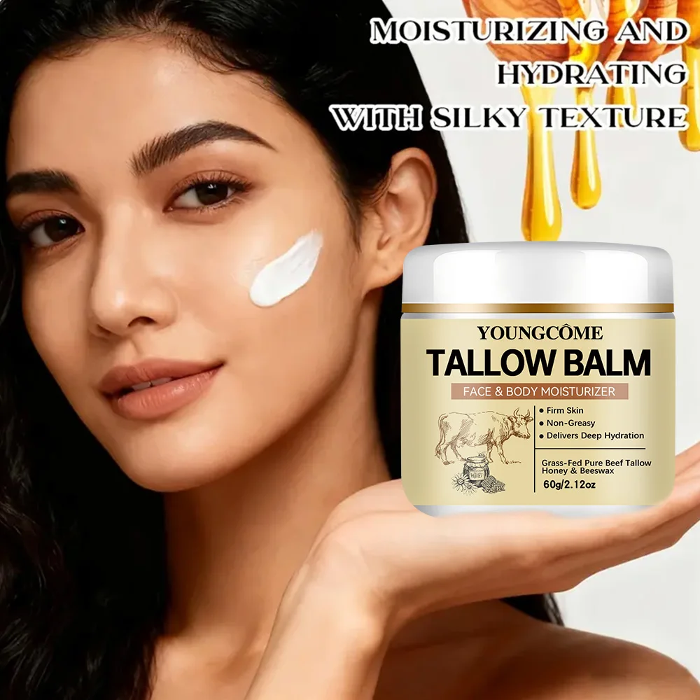 YOUNGCOME  Beef Tallow Night Cream Deep Hydration Brightening Rejuvenation Nourishing Hydrating Anti-Aging Pore Women's Skincare
