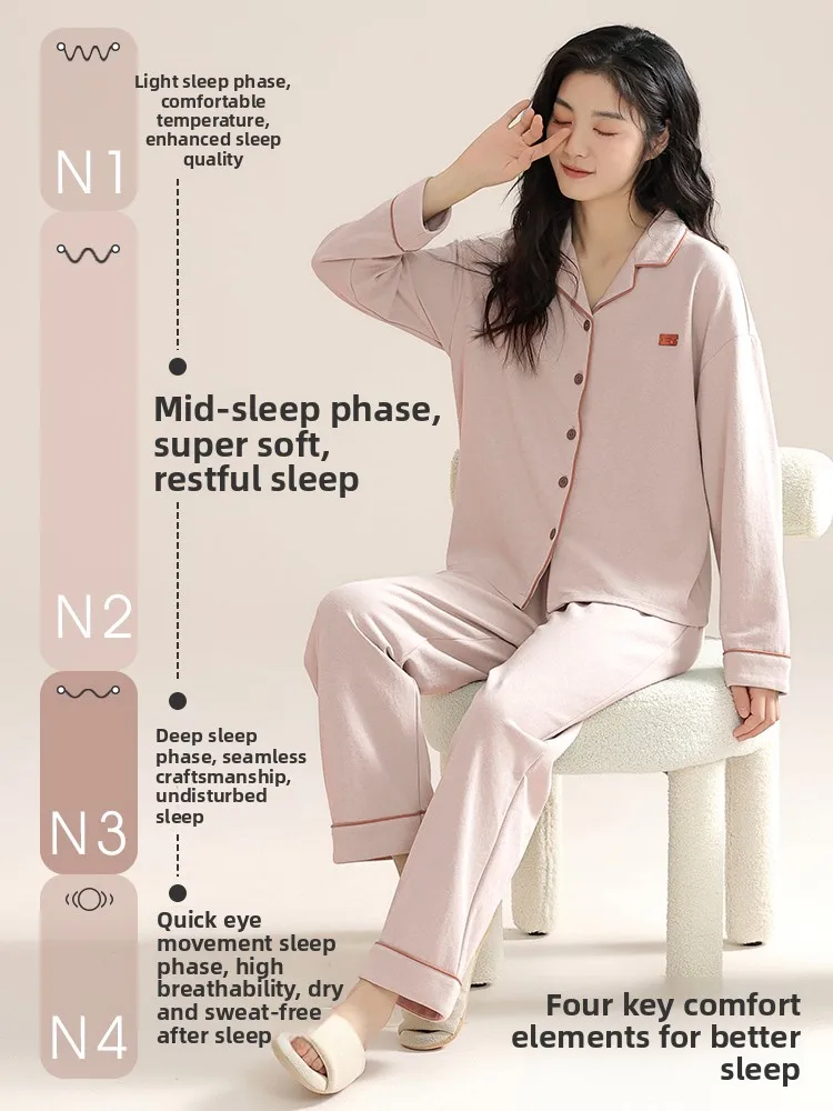 00% ผ้าฝ้าย Spwear ผู้หญิงฤดูใบไม้ผลิฤดูใบไม้ร่วงยาว Sve หลวม Faionable ฤดูร้อนสุภาพสตรีเสื้อผ้าชุดลําลอง Sle