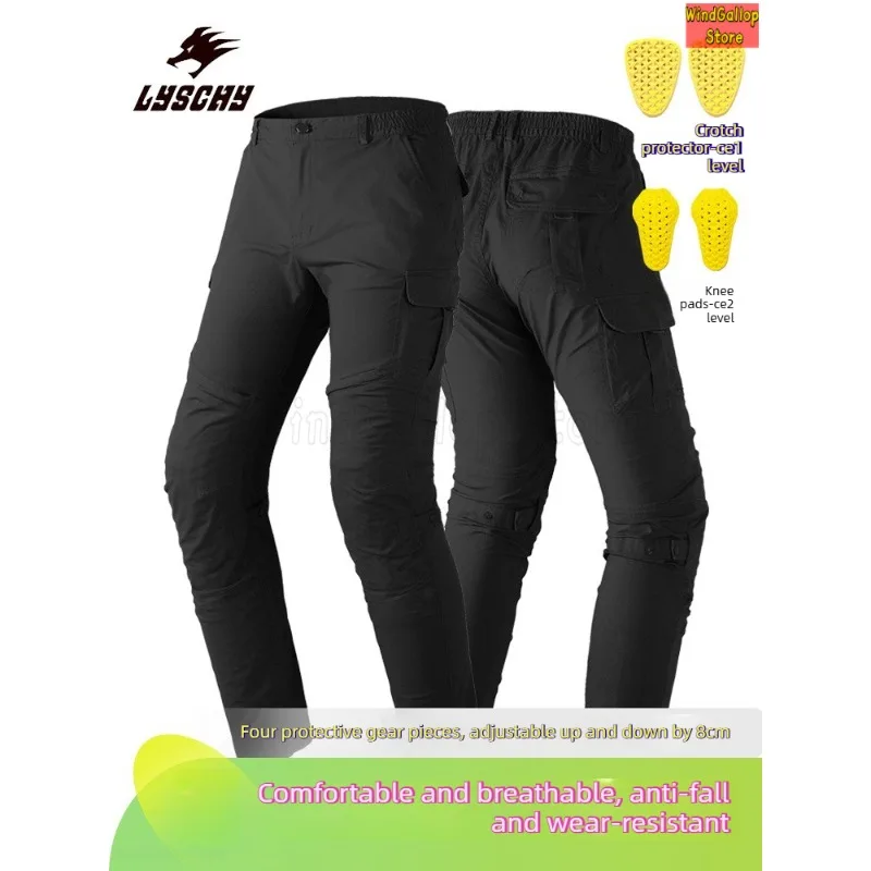 

Motorcycle riding pants men women in summer anti fall breathable wear-resistant fast drying commuting riding pants in large size