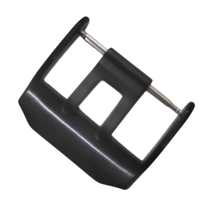 Wholesale 50PCS/Lot Watch Buckles Brushed Stainless Steel Black Color 22MM 23MM For Watch Bands Watch Straps