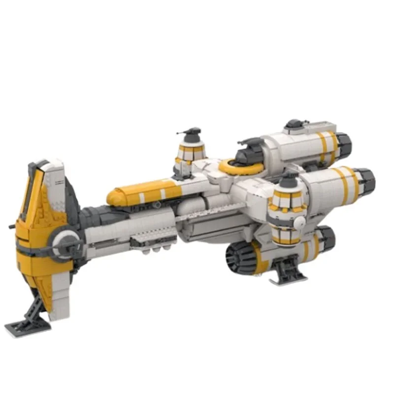 MOC-57343 Space frigate assembled building block toy ornament