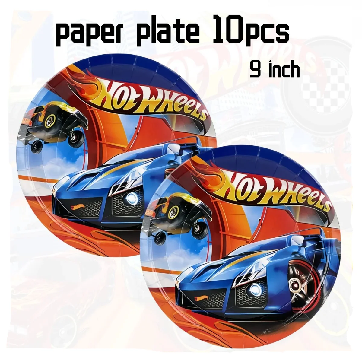 Hot Wheels Birthday Decor Racing Car Disposable Tableware Tablecloth Cup Plate 3D Balloon Baby Shower Boys Kids Party Supplies