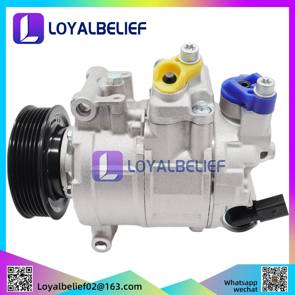 Auto 6SEU14C AC Compressor For VW AMAROK TRANSPORTER MULTIVAN 2.0 TDI 7E0820803J 7E0820803H 447150-2601 7E0820803J 447150-2603