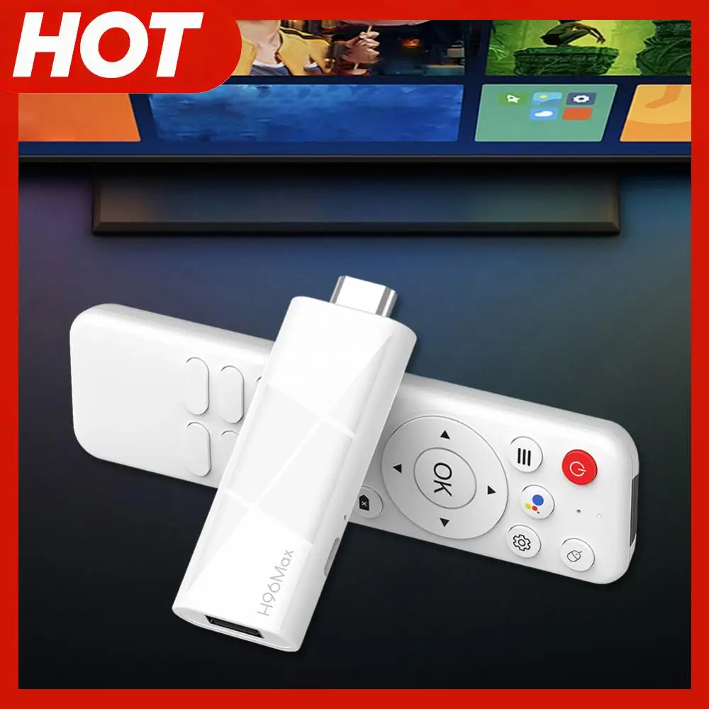 H96 MAX RK3518 Mini TV Stick Wifi6 BT5.4 4K HD Android 14 Smart TV Box (2GB 16GB)