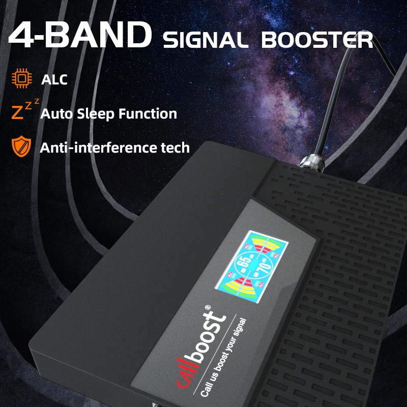 콜부스트 2100 1800 900 700MHZ 4밴드 5G 4G 3G 2G 휴대폰 증폭기 B1B3B8B20 안테나 키트
