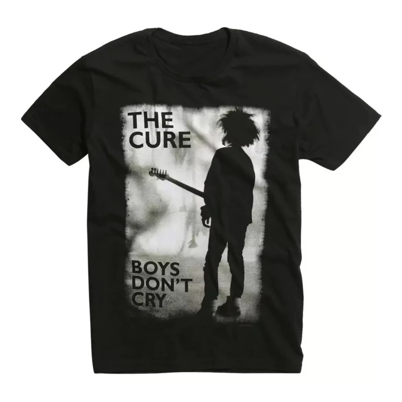 2026The Cure Boys Don't Cry Retro Style Graphics Cotton Tshirt Unisexsummer Fashion Short Sleeve Men's Shirt Streetwear